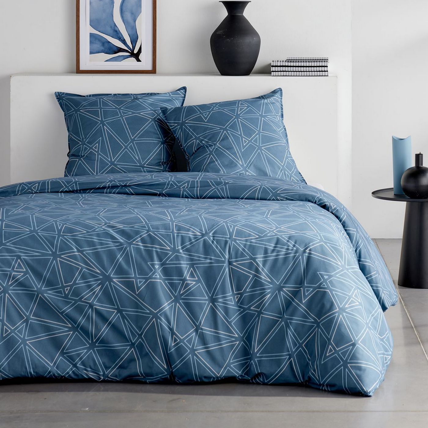 Sunshine - Parure De Lit Hc1 Motif 20.7 - Navy