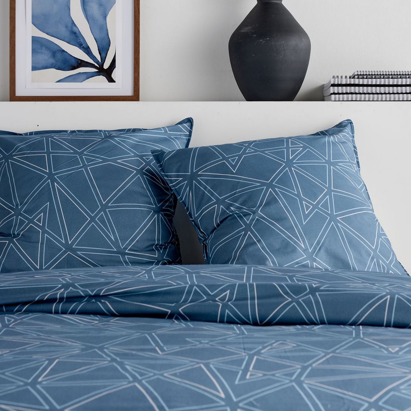 Sunshine - Parure De Lit Hc1 Motif 20.7 - Navy