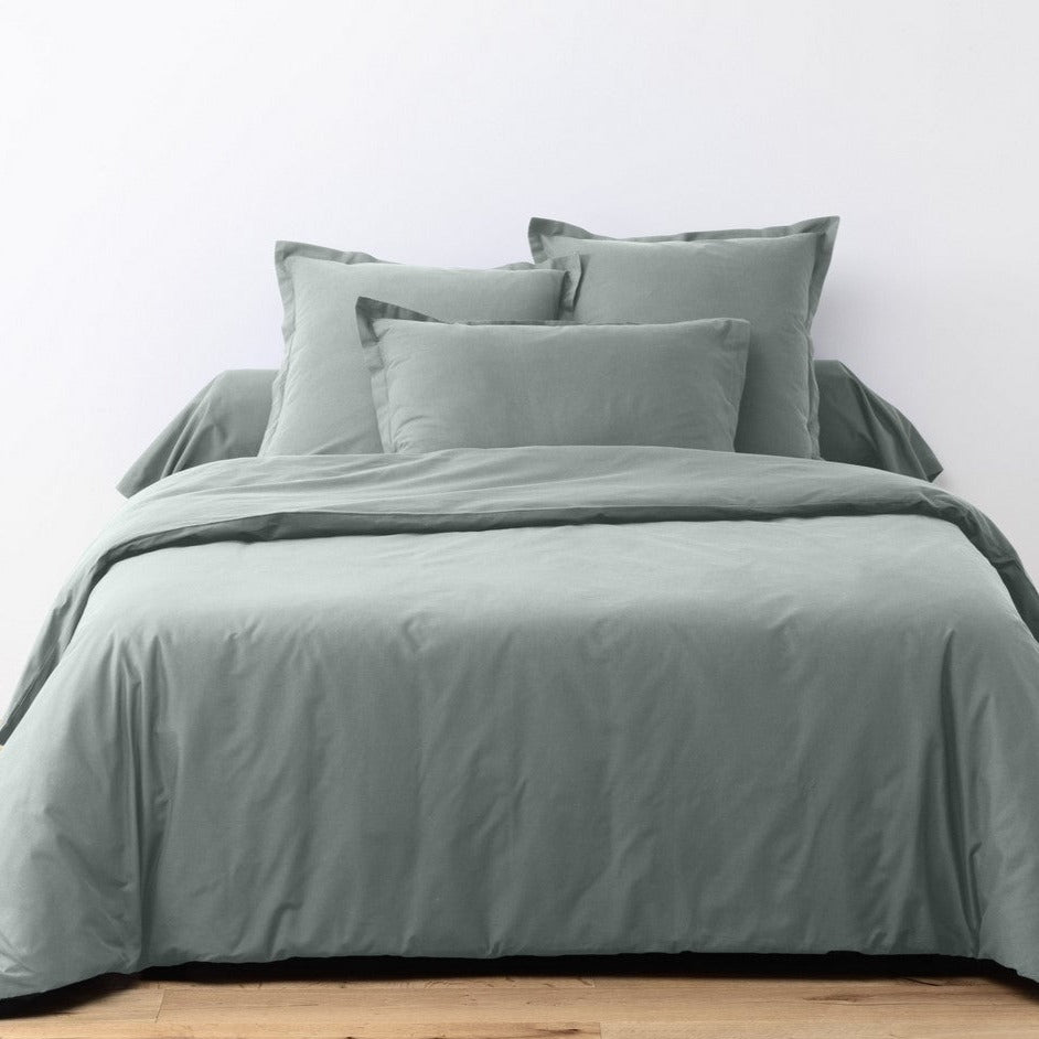 Parure De Lit (Hc + To) - 100% Coton 57 Fils - Silver