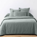 Parure De Lit (Hc + To) - 100% Coton 57 Fils - Silver