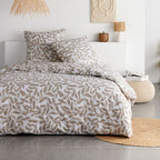 Sunshine - Parure De Lit Hc1 Motif 20.8 - Sauge