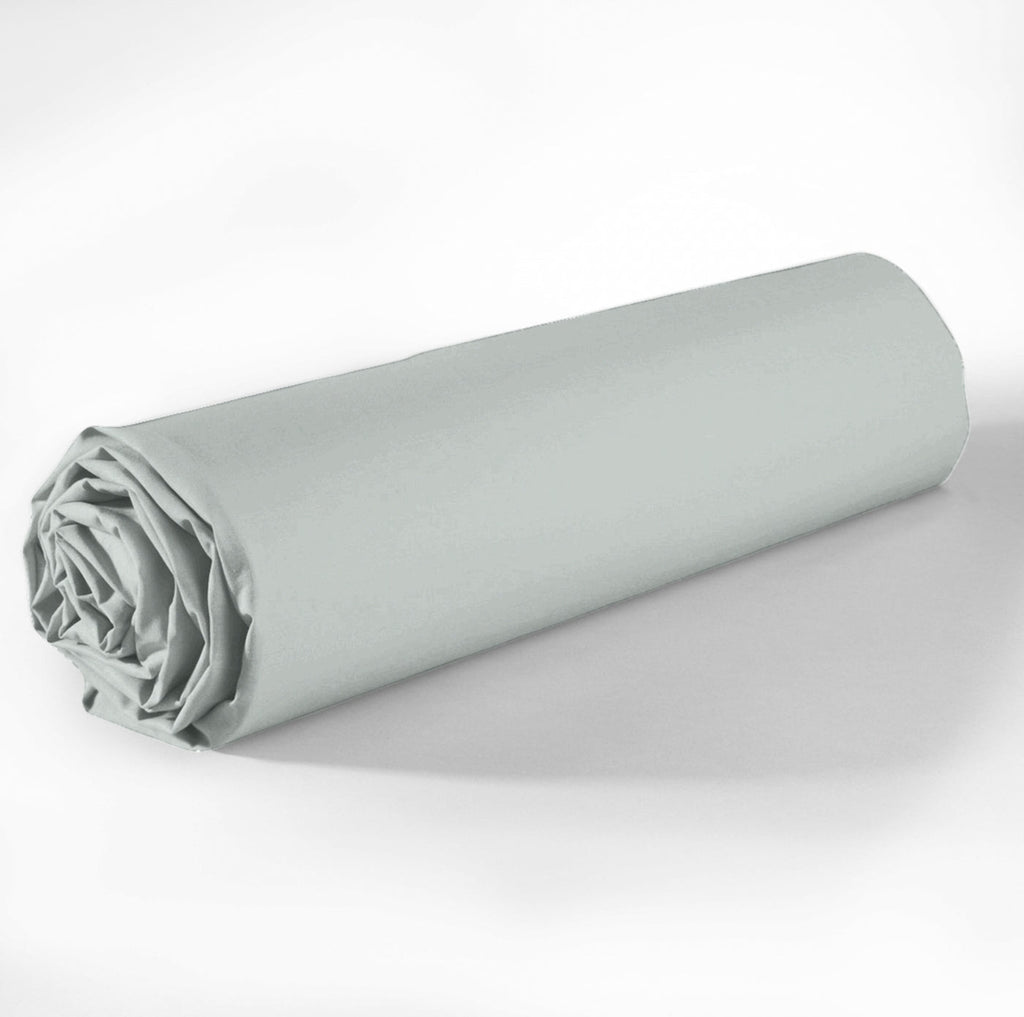 Drap Housse - 100% Coton 57 Fils - Silver