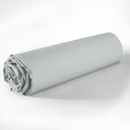 Drap Housse - 100% Coton 57 Fils - Silver