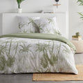 Sunshine - Parure De Lit Hc1 Motif 20.11 - Sauge