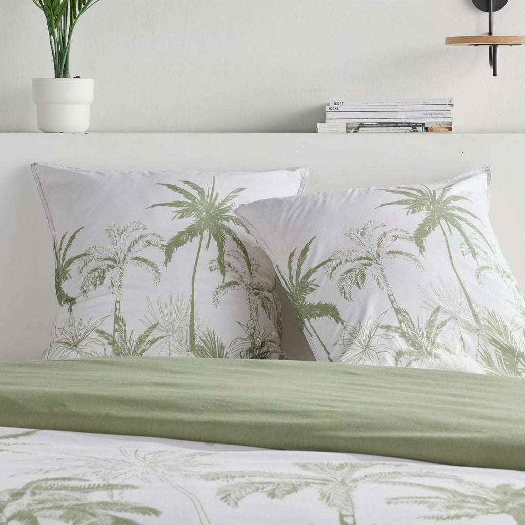 Sunshine - Parure De Lit Hc1 Motif 20.11 - Sauge