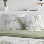 Sunshine - Parure De Lit Hc1 Motif 20.11 - Sauge