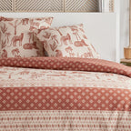 Sunshine - Parure De Lit Motif 20.15 - Terracotta