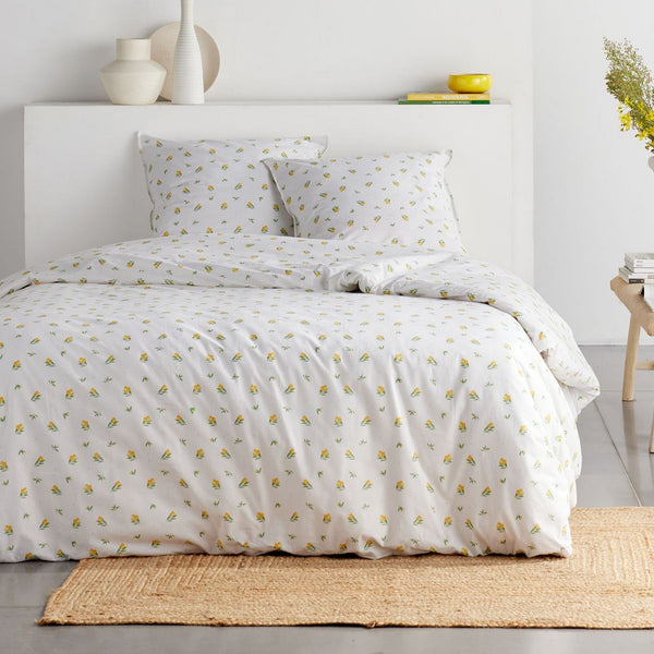 Sunshine - Parure De Lit Hc1 Motif 20.16 - Craie