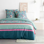 Sunshine - Parure De Lit Hc1 Motif 20.17 - Celadon