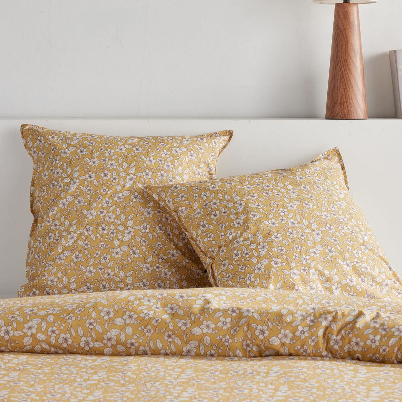 Sunshine - Parure De Lit Hc1 Motif 20.18 - Ocre