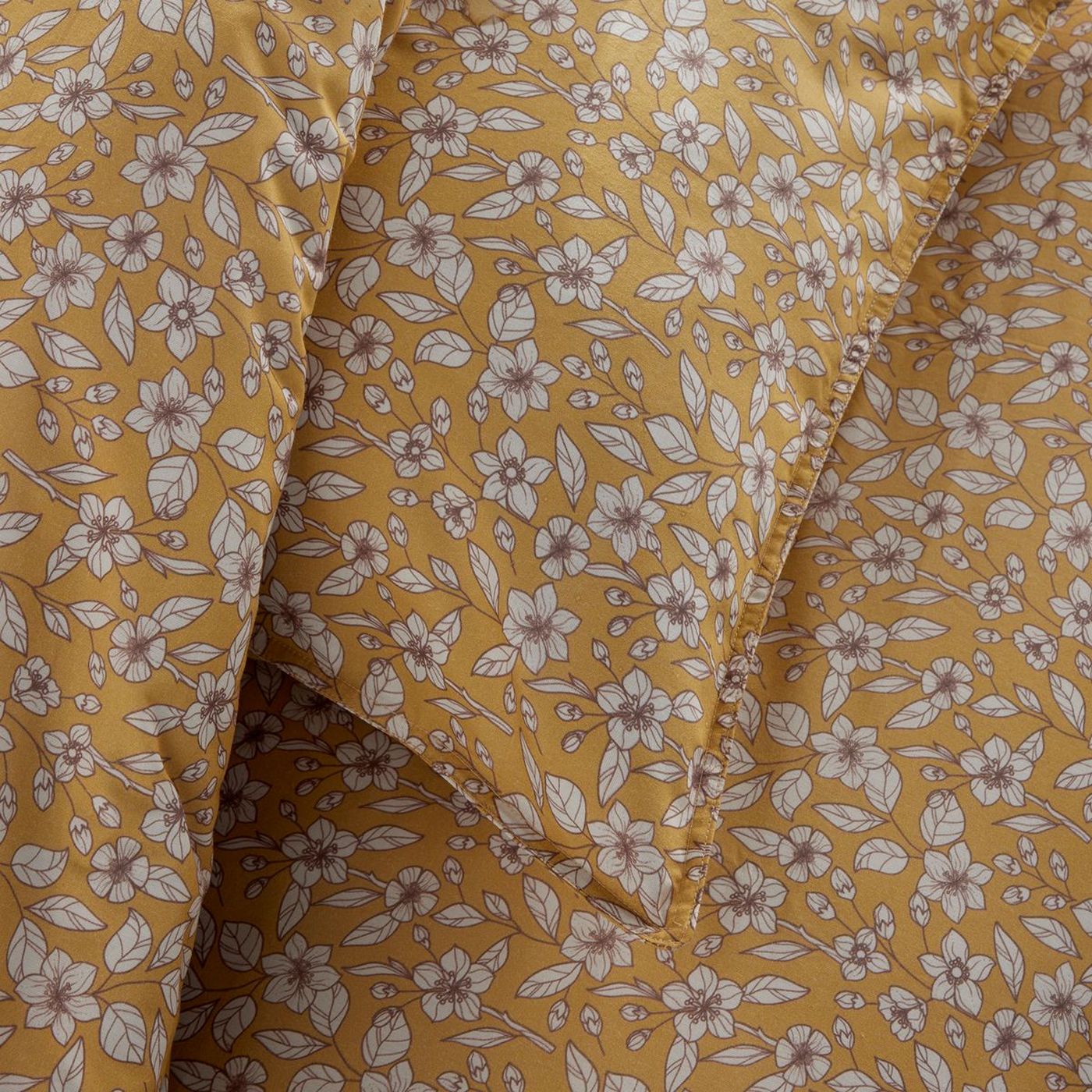 Sunshine - Parure De Lit Hc1 Motif 20.18 - Ocre