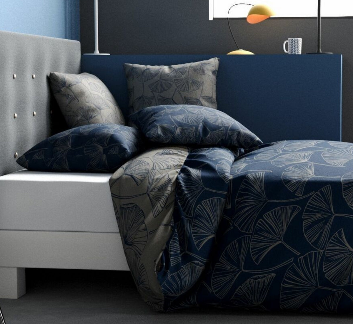 Parure De Lit (Hc + To) - 100% Coton 57 Fils - Imprimé Edo