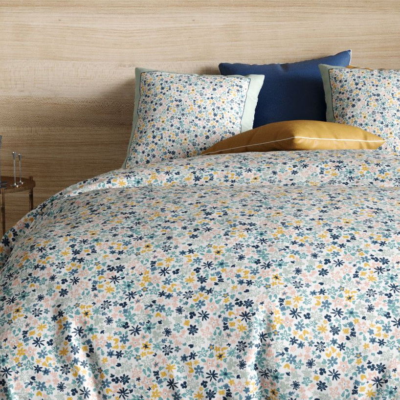 Parure De Lit - 3 Pièces - 100% Coton 57 Fils - Mani