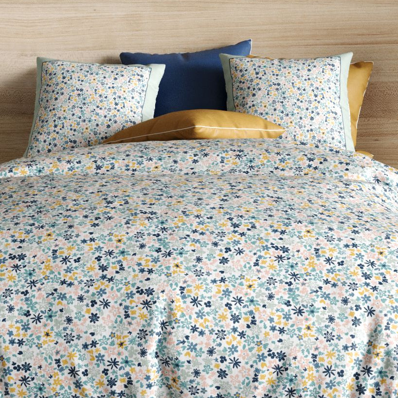 Parure De Lit - 3 Pièces - 100% Coton 57 Fils - Mani