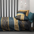 Parure Housse De Couette 3Pcs 100% Coton 57Fils - Qobe