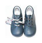 Chaussures Bottillons Souples Azylis Épurés - Cuir Bleu Pétrole - Mixte