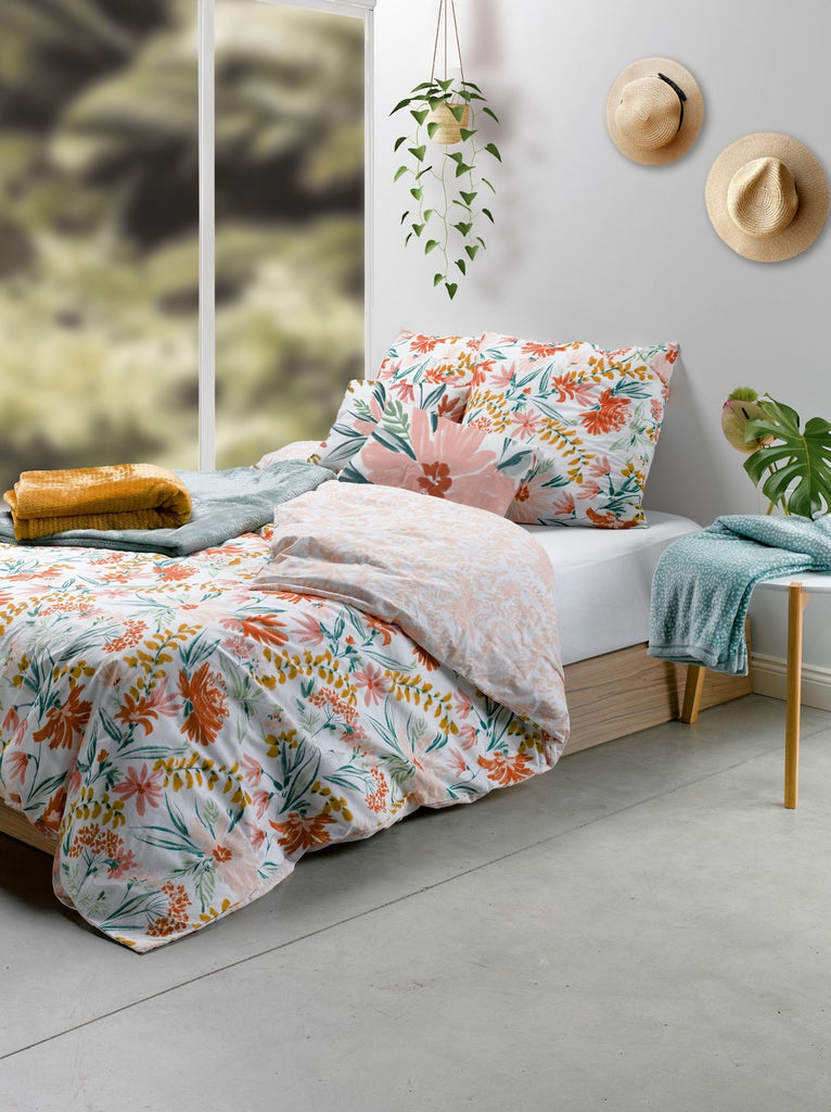 Parure De Lit - 3 Pièces - 100% Coton 57 Fils - Marna