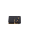 Saint Laurent - Sac Bandoulière Kate Small Tassel Grain Leather Napkin - Femme - Black