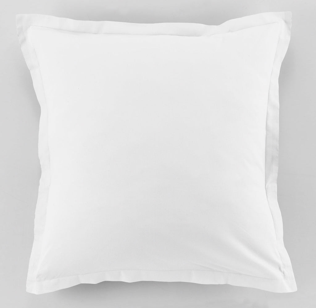 Parure De Lit Complète - 3 Pièces - 100% Coton 57 Fils - Blanc