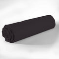 Drap Housse - 100% Coton 57 Fils - Noir Graphite