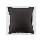 Lot De 2 Taies D'Oreiller - 100% Coton 57 Fils - Gris Foncé