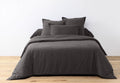 Parure De Lit (Hc + To) - 100% Coton 57 Fils - Gris Foncé