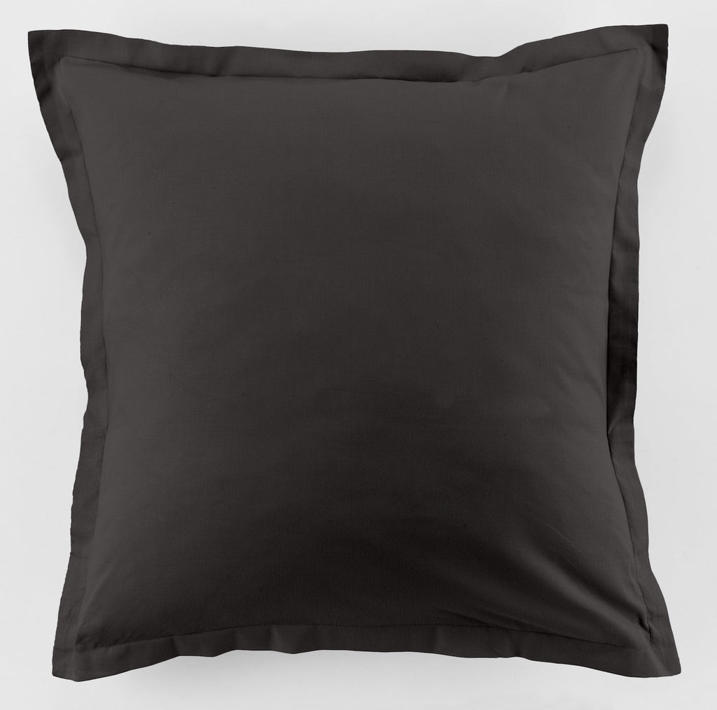 Parure De Lit (Hc + To) - 100% Coton 57 Fils - Gris Foncé