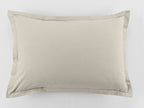 Lot De 2 Taies D'Oreiller - 100% Coton 57 Fils - Ivoire