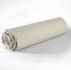 Drap Housse - 100% Coton 57 Fils - Ivoire
