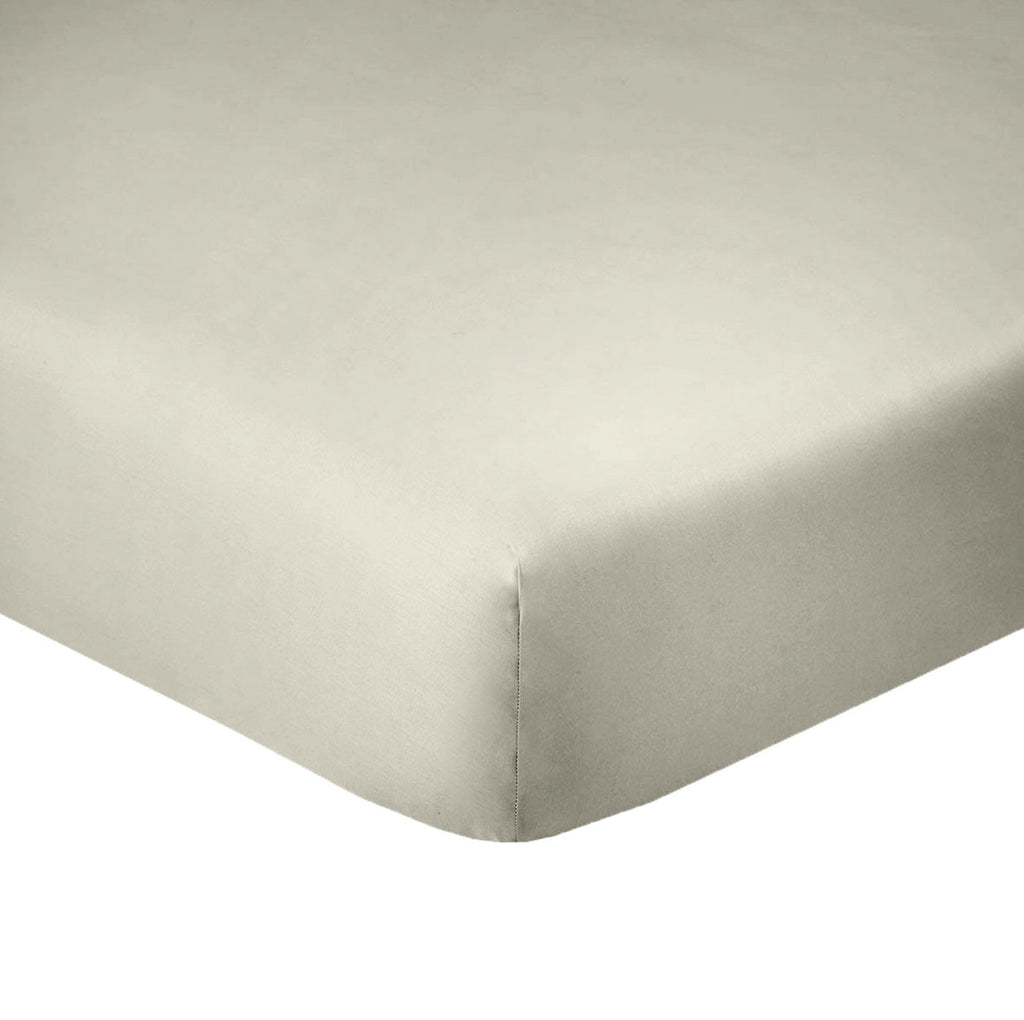Drap Housse - 100% Coton 57 Fils - Ivoire