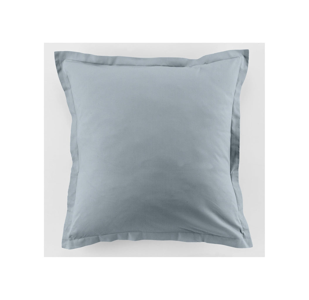 Lot De 2 Taies D'Oreiller - 100% Coton 57 Fils - Blue Polaire