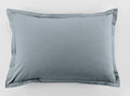 Lot De 2 Taies D'Oreiller - 100% Coton 57 Fils - Blue Polaire