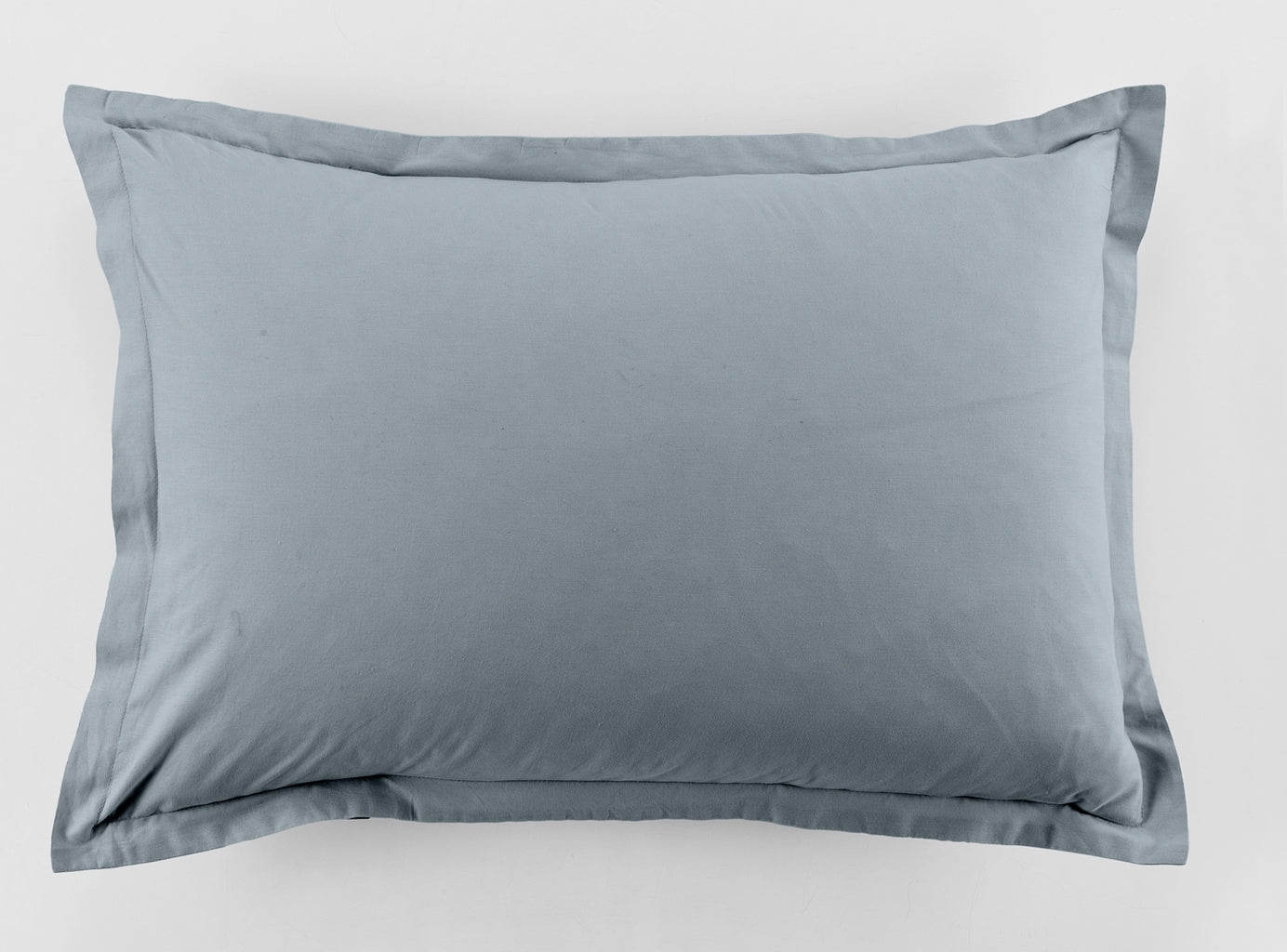 Lot De 2 Taies D'Oreiller - 100% Coton 57 Fils - Blue Polaire