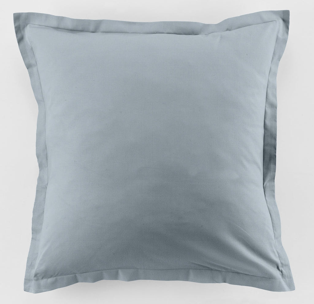 Parure De Lit - 2 Pièces - 100% Coton 57 Fils - Bleu Polaire