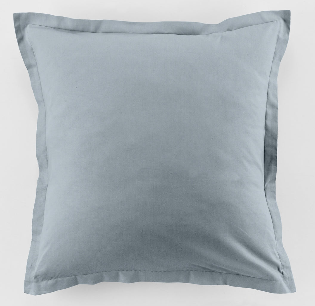 Parure De Lit - 2 Pièces - 100% Coton 57 Fils - Bleu Polaire
