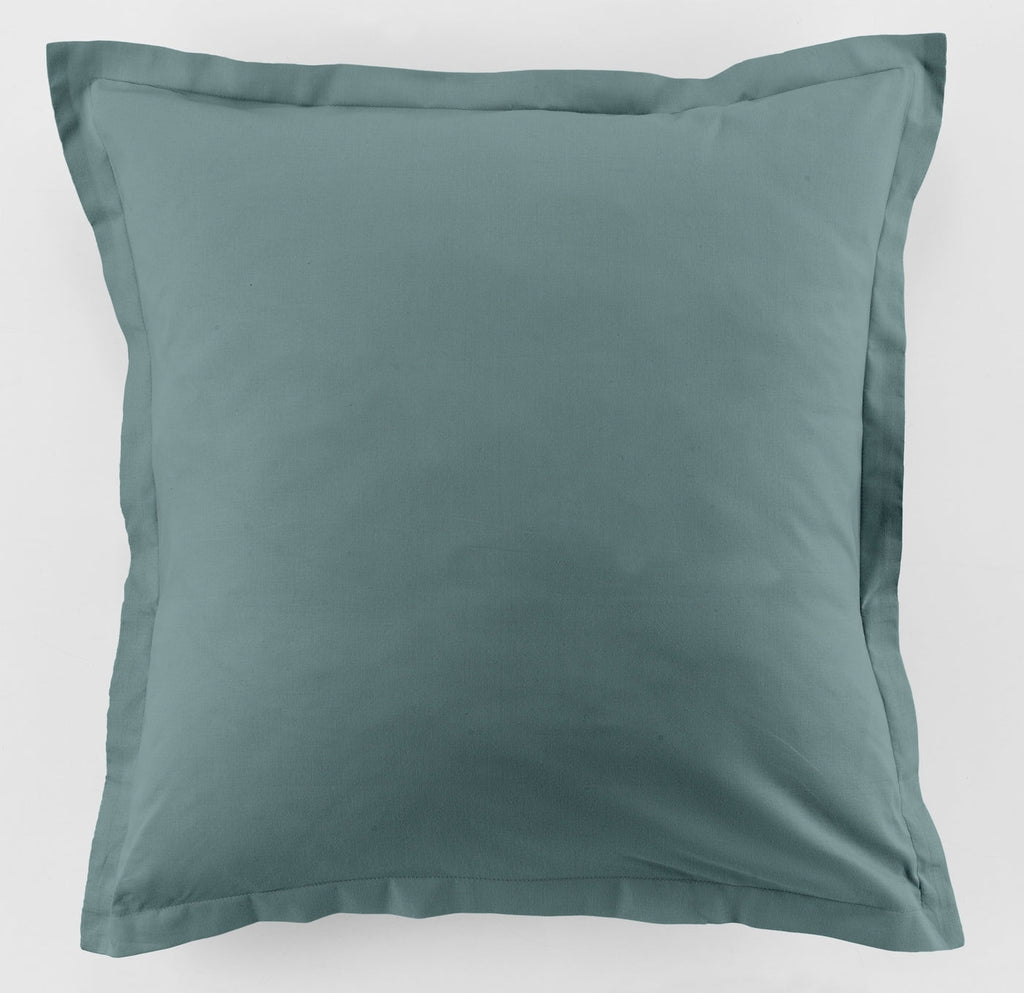 Parure De Lit - 3 Pièces - 100% Coton 57 Fils - Bleu Canard