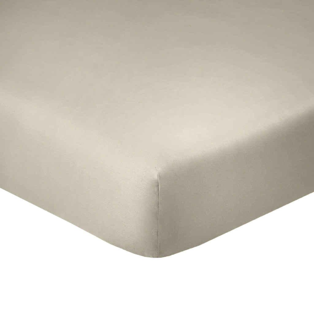 Drap Housse - 100% Coton 57 Fils - Latte