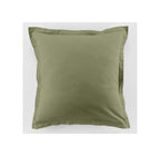 Lot De 2 Taies D'Oreiller - 100% Coton 57 Fils - Vert Verveine