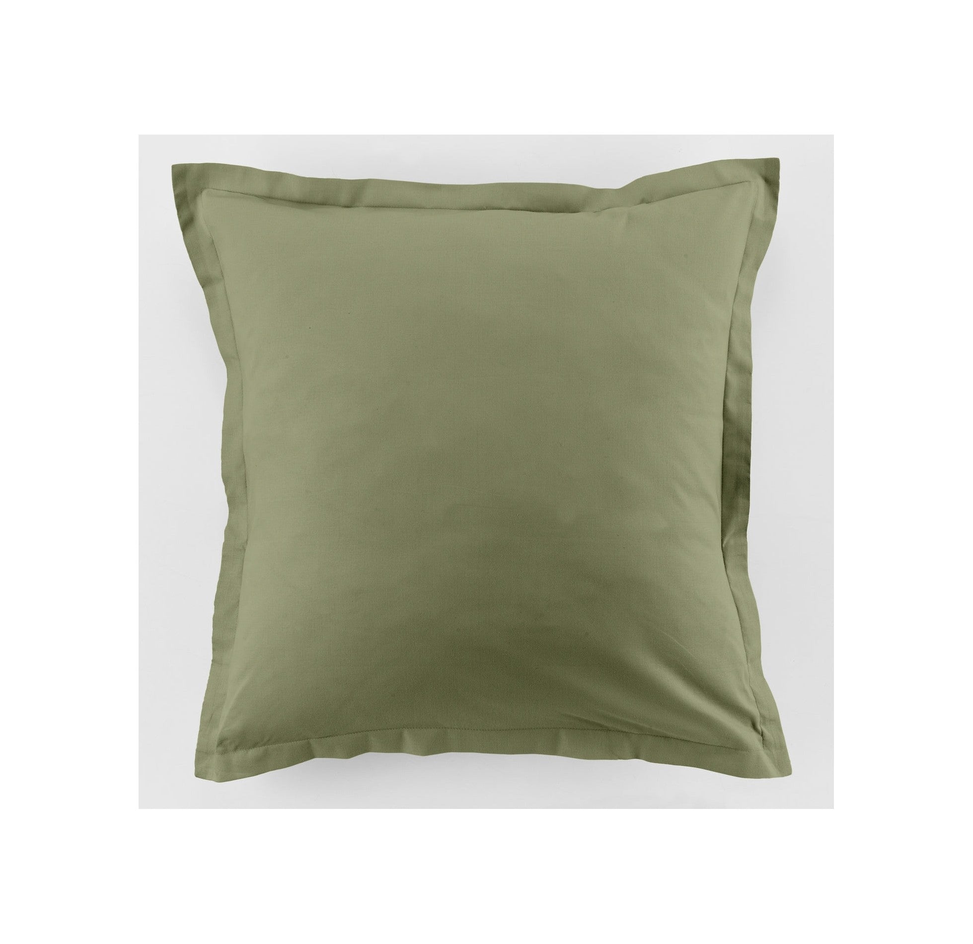 Lot De 2 Taies D'Oreiller - 100% Coton 57 Fils - Vert Verveine
