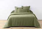 Parure De Lit - 2 Pièces - 100% Coton 57 Fils - Vert Verveine