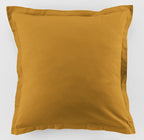 Parure De Lit - 2 Pièces - 100% Coton 57 Fils - Jaune Safran