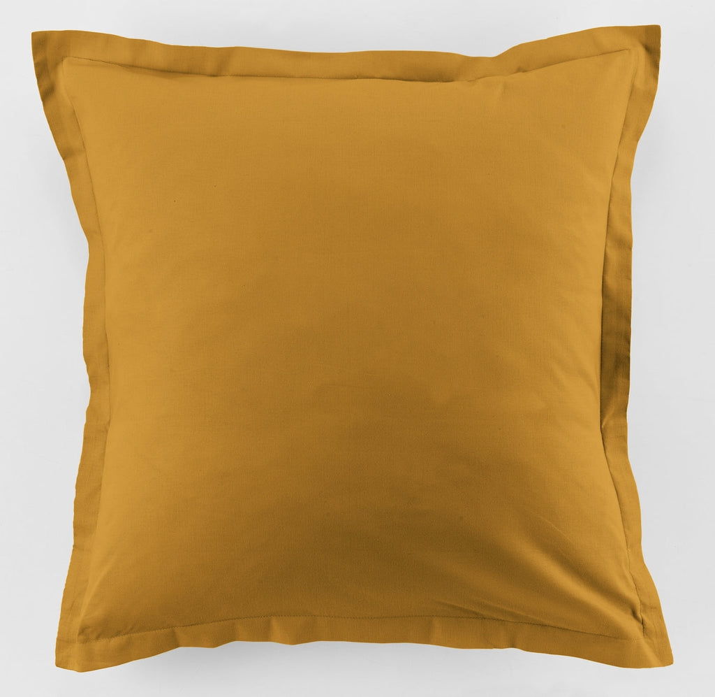 Parure De Lit (Hc + To) - 100% Coton 57 Fils - Jaune Safran