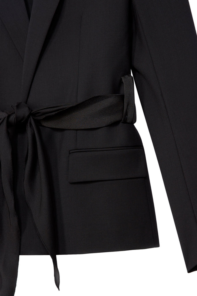 The Kooples - Veste Avec Detail Noeud Ceinture - Femme