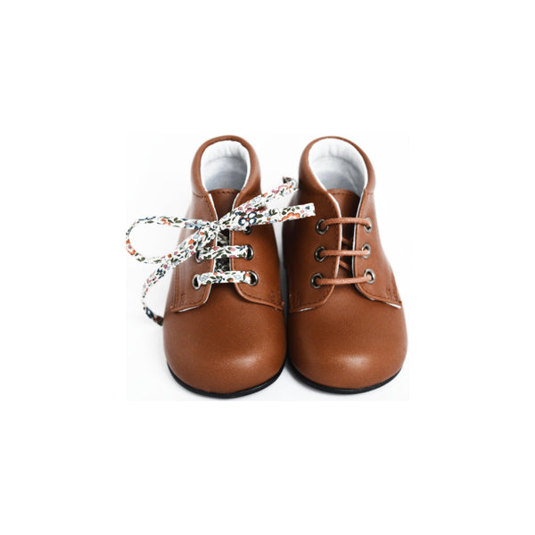 Chaussures Bottillons Souples Azylis Épurés- Cuir Camel - Mixte