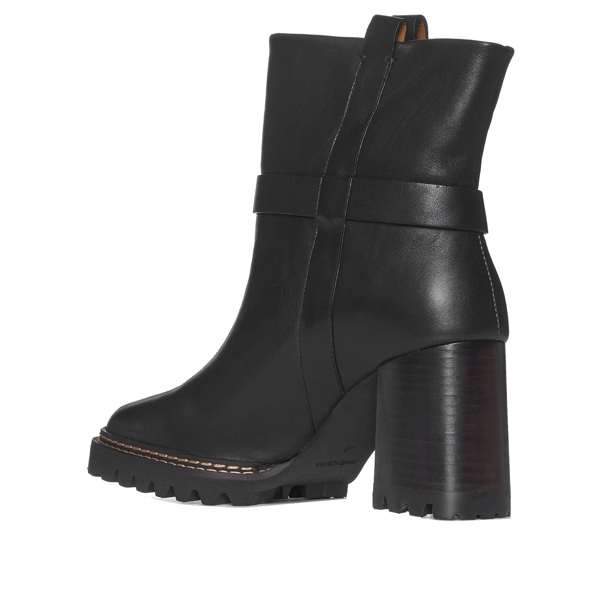 Bottes See By Chloe Hana Leather - Black - Femme