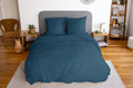 Parure Microfibre Lavee Bleu Nuit