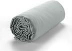 Drap Housse - 100% Satin De Coton Lavé 105 Fils - Céladon