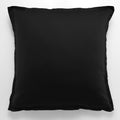 Taie D'Oreiller - 100% Satin De Coton Lavé 105 Fils - Noir