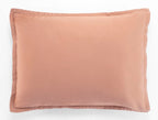 Taie D'Oreiller - 100% Satin De Coton Lavé 105 Fils - Nude