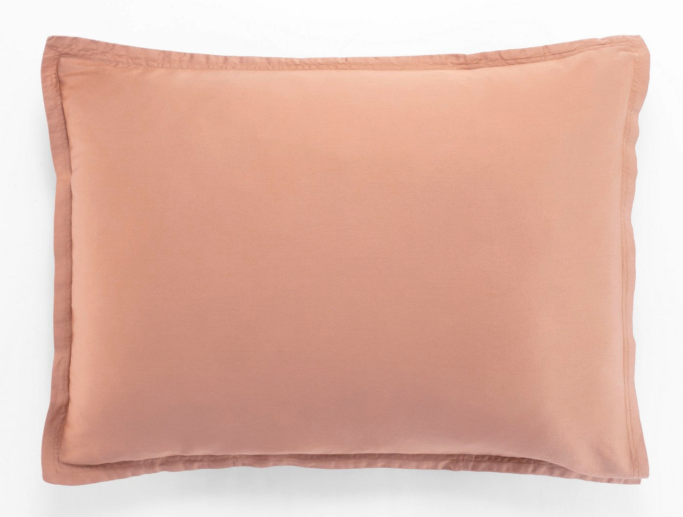 Taie D'Oreiller - 100% Satin De Coton Lavé 105 Fils - Nude